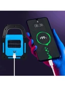 QASUL 3 Kademeli USB Powerbank Çıkışlı Şarjlı Kamp Feneri - 4