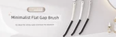 360° Döner Başlıklı Derz Temizleme Fırçası - Minimalist Beyaz 2'li Paket Klipsli thumbnail 7