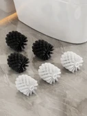 Güçlü Beyaz Yedek Fırça Başlığı 6'lı Paket Klozet Fırçası - 3