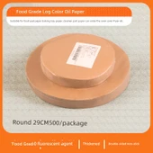 Ahşap Rengi Yağlı Pişirme Kağıdı - 29cm - 500 Adet - 1