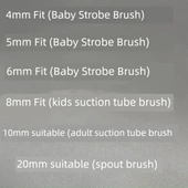 Çaydanlık Musluk Temizleme Fırçası - 16mm Çapında Kıl - 10 Adet - 8