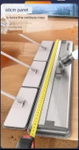 Teleskopik Saplı Düz Paspas - 80cm - 2 Bezli - 8