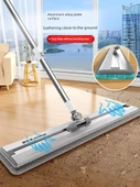 Teleskopik Saplı Düz Paspas - 80cm - 2 Bezli - 6