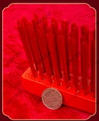 Ahşap Baskılı Düğün Yatağı Fırçası - Altın [Bir Altın Dokunuşu] - Püskülsüz thumbnail 10