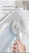 Geliştirilmiş Çıkarılabilir Losyonsuz Banyo Fırçası - İnci Beyazı - 10
