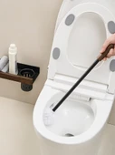 Kuzey Amerika Cevizi Siyah Tuvalet Fırçası - 43.5cm Saplı - 5