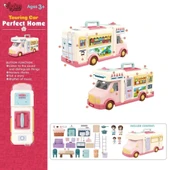 Nessiworld G0021 Sesli Aksesuarlı Açılıp Katlanabilir Karavan -Vardem Oyuncak thumbnail 2