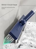 Yer ve Tuvalet Temizleme Fırçası - V Şekilli Aralık Fırçası + Silecek + Paspas Aparatı thumbnail 4