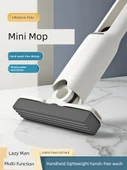 Mini El Değmeden Sıkmalı Mop - 1 Adet Pamuk Başlıklı - 2