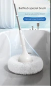 Geliştirilmiş Çıkarılabilir Losyonsuz Banyo Fırçası - İnci Beyazı - 6
