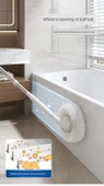 Geliştirilmiş Çıkarılabilir Losyonsuz Banyo Fırçası - İnci Beyazı - 8