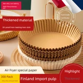 Airfryer Kağıt Altlığı - Kalın 500 Adet - Yağ Emici, Yüksek Isıya Dayanıklı thumbnail 2