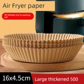 Airfryer Kağıt Altlığı - Kalın 500 Adet - Yağ Emici, Yüksek Isıya Dayanıklı thumbnail 1
