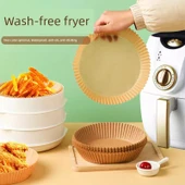Airfryer Kağıt Altlığı - Kalın 500 Adet - Yağ Emici, Yüksek Isıya Dayanıklı thumbnail 4