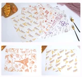 Yağ Geçirmeyen Tek Kullanımlık Fırın Kağıdı - Ekmek Desenli 50 Adet + 5 Karışık Desen (50 Adet) thumbnail 12