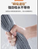 28cm Kalınlaştırılmış Nemlendirici Pamuk Başlıklı Sünger Paspas - Silah Grisi - 4 Başlıklı thumbnail 11