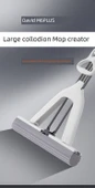 33cm Katlanabilir Sünger Paspas - Beyaz - 4 Yedek Başlıklı - 7