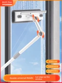 Çift Taraflı Cam Temizleme Aparatı 26cm + 1 Bez - 2