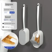 Japon Tarzı Köşe Ulaşmaz Tuvalet Fırçası - Geliştirilmiş Duvar Seti 2 Adet thumbnail 1