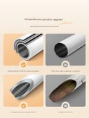 Paslanmaz Çelik Teleskopik Elbise Kurutma Askısı - 1.5~2.2 Metre - Kolay Eşleşen Beyaz (Çift Rulmanlı 33 mm Çap) thumbnail 5