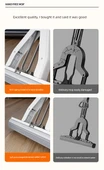 Paslanmaz Çelik 34cm Sünger Paspas - 3 Başlıklı - 9
