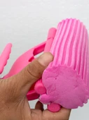 Mini Rulo Sünger Paspas Pembe Set +1 Başlık (Toplam 2 Başlıklı, Sabit) - 12