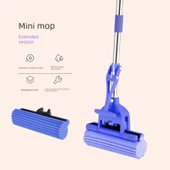 Mini Rulo Sünger Paspas Mavi Set 1 Başlıklı (Toplam 2 Başlıklı, Çekilebilir) - 1