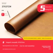 Yüksek Isıya Dayanıklı Fırın Matı - Çift Taraflı Düz 37x37 cm - 5 Adet - 1