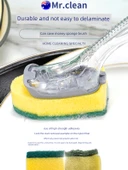 Bulaşık Yıkama Fırçası - 1 Sap + 1 Sünger Fırça Başlığı thumbnail 3