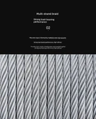 304 Paslanmaz Çelik Halat - 2 m, 2.0mm (7x19 Yumuşak) thumbnail 10