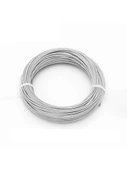 304 Paslanmaz Çelik Halat - 2 m, 2.0mm (7x19 Yumuşak) thumbnail 5