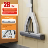 Paslanmaz Çelik 28cm Sünger Paspas - 2 Başlıklı - 1