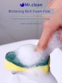 Bulaşık Yıkama Fırçası - 1 Sap + 1 Sünger Fırça Başlığı thumbnail 4