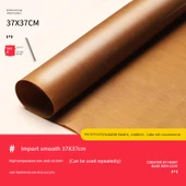 Yüksek Isıya Dayanıklı Fırın Matı - Çift Taraflı Düz 37x37 cm - 1 Adet - 1