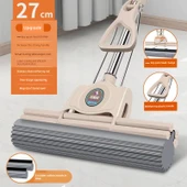 Ev Tipi Sünger Paspas - Çift Sıralı 27*6cm Kalın Sünger, 3 Başlık - 1