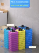 Tek Kullanımlık Klozet Fırçası Seti - 60 Fırça Başlığı Karışık Kokulu - 1