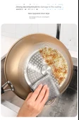 Çift Taraflı Nano Metal Telli Bulaşık Yıkama Bezi - [Çift Katmanlı Kalın] Büyük Boy 4'lü Paket - 8