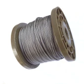 Paslanmaz Çelik Plastik Kaplı Çamaşır İpi - 4mm Plastik Kaplama (10m) thumbnail 5