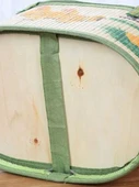 Bambu Dokuma Saklama Sepeti Yumurta Sepeti - 30x20x21cm - 6