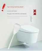 Yumuşak Kıllı Tuvalet Fırçası - Kapşonlu Fırça 5 Banyo Fırçası 5 - Kalınlaştırılmış Kıl - 6