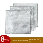 Çift Katmanlı Kalınlaştırılmış Bulaşık Bezi Çelik Teli - Özel Kalın [8 Adet] thumbnail 1