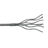 Paslanmaz Çelik Çamaşır Askısı - 12 m Çelik Halat (4 m - 5 m Balkon) - 6