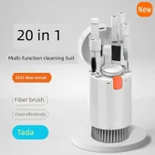 Çok Fonksiyonlu Elektronik Temizleme Seti Q20 - 20'si Bir Arada - Siyah - Deterjansız thumbnail 1