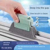 Pencere Kanalı Temizleme Fırçası - 2 Adet Kanal Fırçası + 1 Adet Aralık Fırçası thumbnail 2