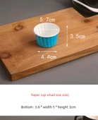 Yüksek Isıya Dayanıklı Muffin Kağıdı - Beyaz (Desenli 60 adet) - 10