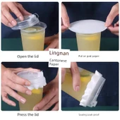Sütlü Çay Bardağı Mühürleme Filmi - 14cm - 5000 Adet (10 Paket) - 3