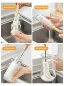 Mutfak Bardak Fırçası - Büyük Plastik Saplı - 5