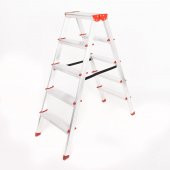 ALÜMİNYUM ÇİFT ÇIKIŞLI 5 BASAMAKLI MERDİVEN(109 CM) (ACCM.03) - 1
