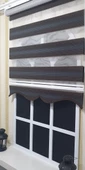 StorBurada Pliseli Zebra Stor Kahverengi Renk Geçişli Etek Dilimli ST 023  Kahverengi 190 x 260 - 1