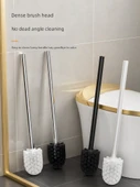 WC Fırçası Seti - Krom Kaplama Paslanmaz Çelik 45cm +1 Siyah Başlık - 2